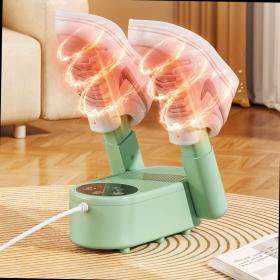 مجفف أحذية كهربائي Sèche-chaussures électrique avec minuterie et grille de séchage réglable