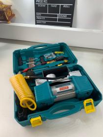 XTop Compresseur d’Air Double Cylindre avec Kit de réparation 12V -150PSI – نافخ عجلات السيارة مع أدوات التصليح