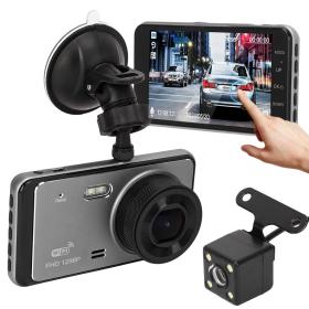 Dash Cam Enregistreur vidéo pour voiture 1080P Wi-Fi avec caméra arrière – كاميرة تسجيل الحوادث