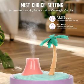 Humidificateur Portable avec Décoration de Paysage et Grand Réservoir de 320 ml – معطر جو محمول