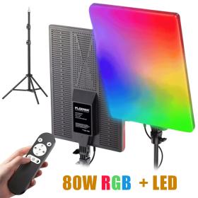  RGB Panel et LED Fill Light RGB 80W PLOKAMA LIVE-P24 Pro – لوحة إضاءة إحترافية